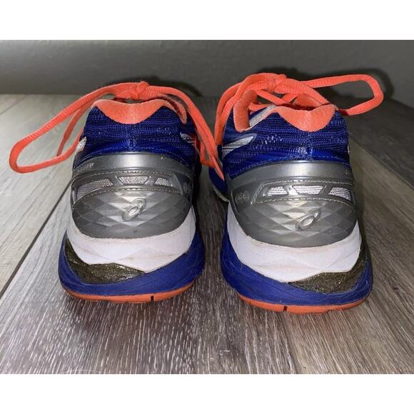 Asics Women’s US Size 6 Gel Kayano 23 T6A6N Blue Orange Running Sneaker Shoes - Picture 7 of 10